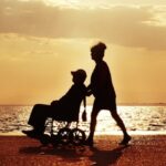 Romantična scena muškarca i žene